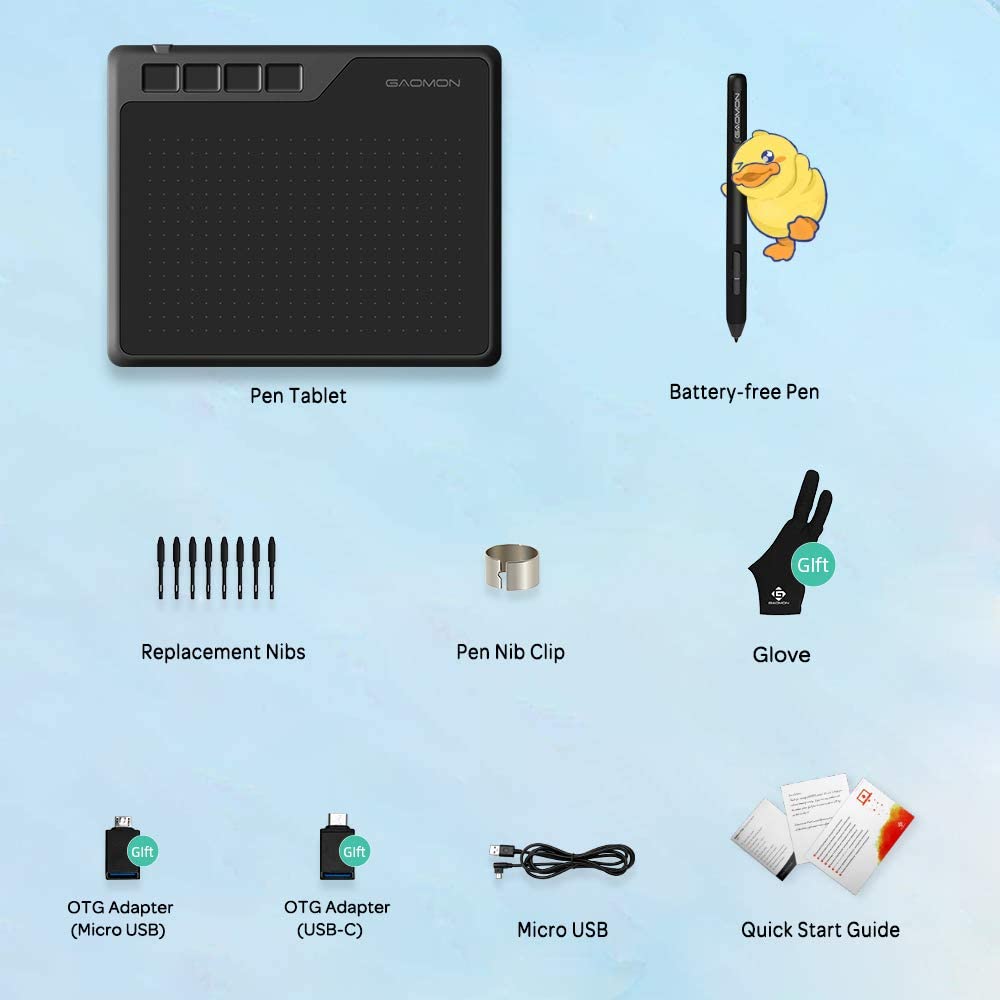 Digital Drawing Tablet Graphics Artist Sketch Pad