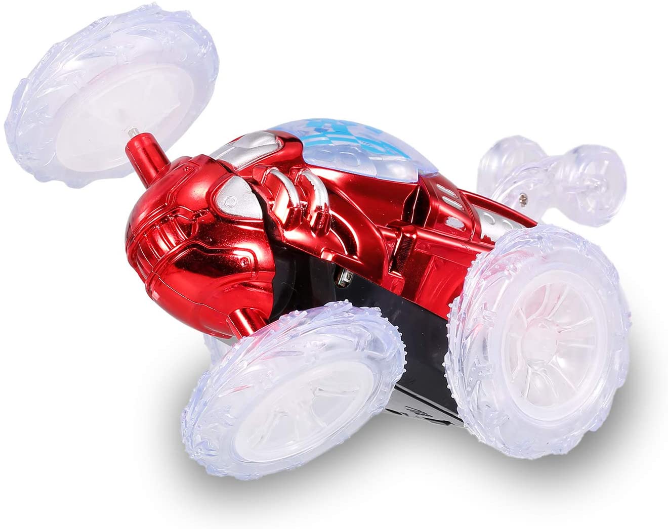 Remote Control Stunt Car RC Car Toy with Flashing LED Lights 360°