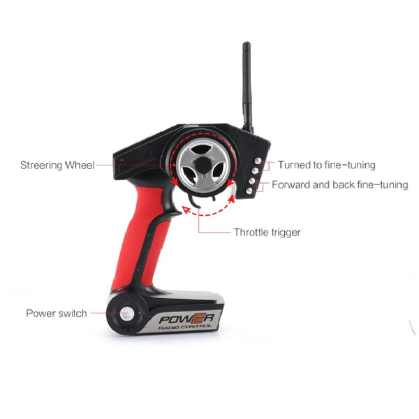 RC Car 1/18 2.4GHz 4WD High Speed Off-Road Buggy Remote Control Car