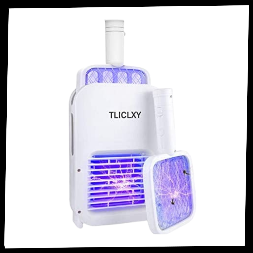 2 in 1 Electric Mosquito Killer Swatter LED Lamp