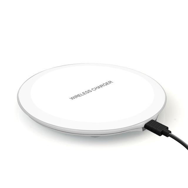 10W Fast Wireless Universal Charger For Android, Apple in White or Black