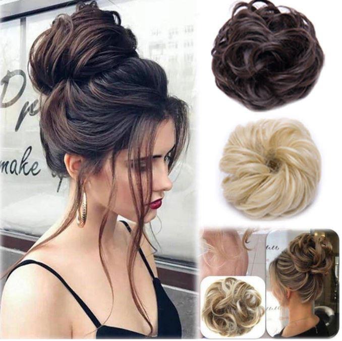 Chignon Bun Scrunchie Easy to Wear