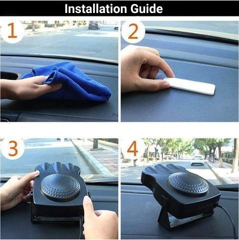 Defogging and Defrosting Car Heater