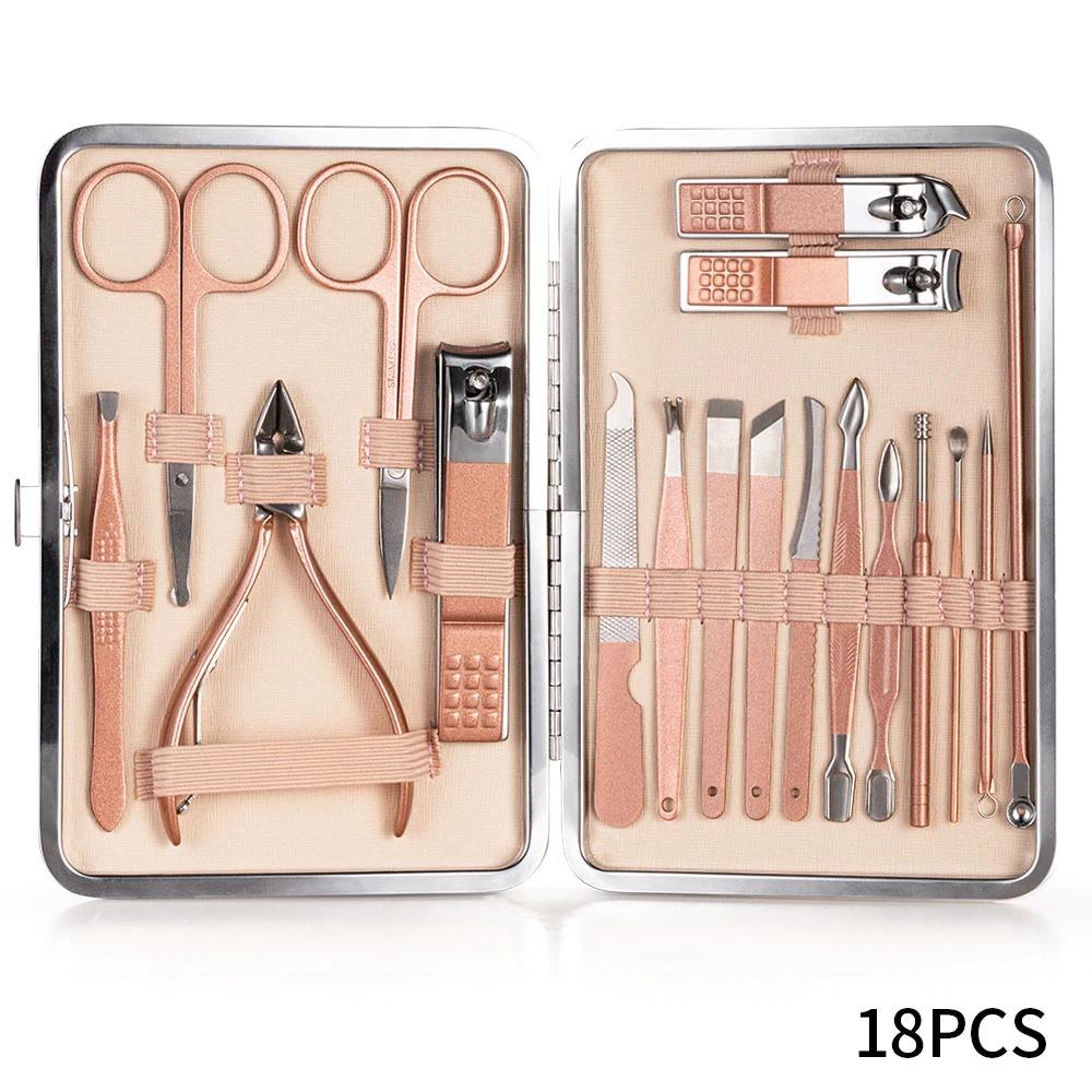 18 Pieces Professional Home Pedicure Kit