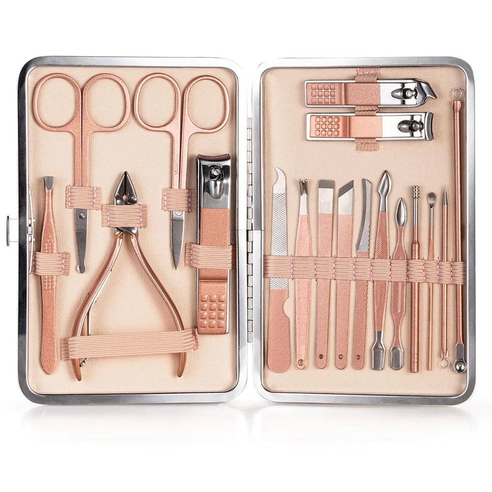 18 Pieces Professional Home Pedicure Kit