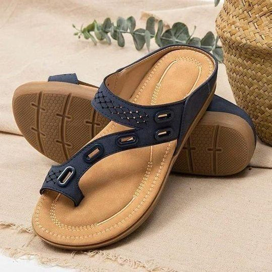 Woman PU Leather Comfortable Outdoor Orthopaedic Sandals