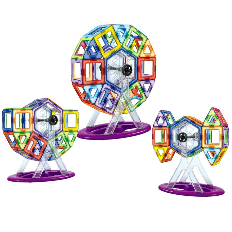 Kids Magnetic Building Toy Blocks Set 150 Pieces