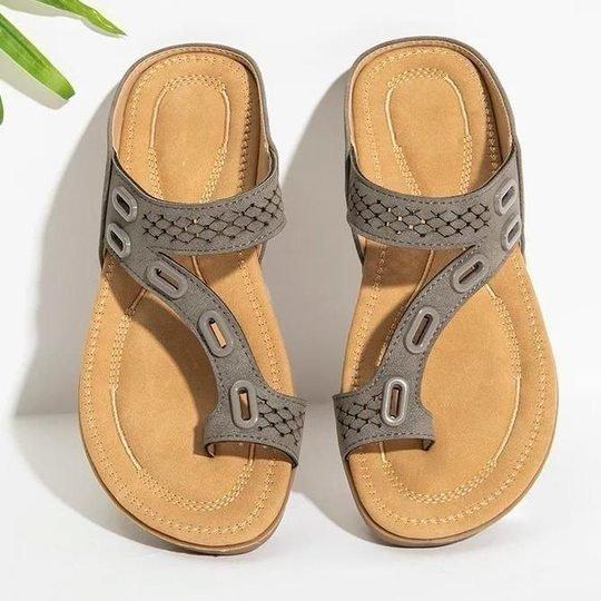 Woman PU Leather Comfortable Outdoor Orthopaedic Sandals