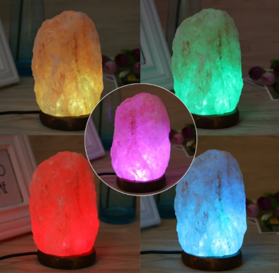 LED Light Lamp Natural Rock Air Purifier