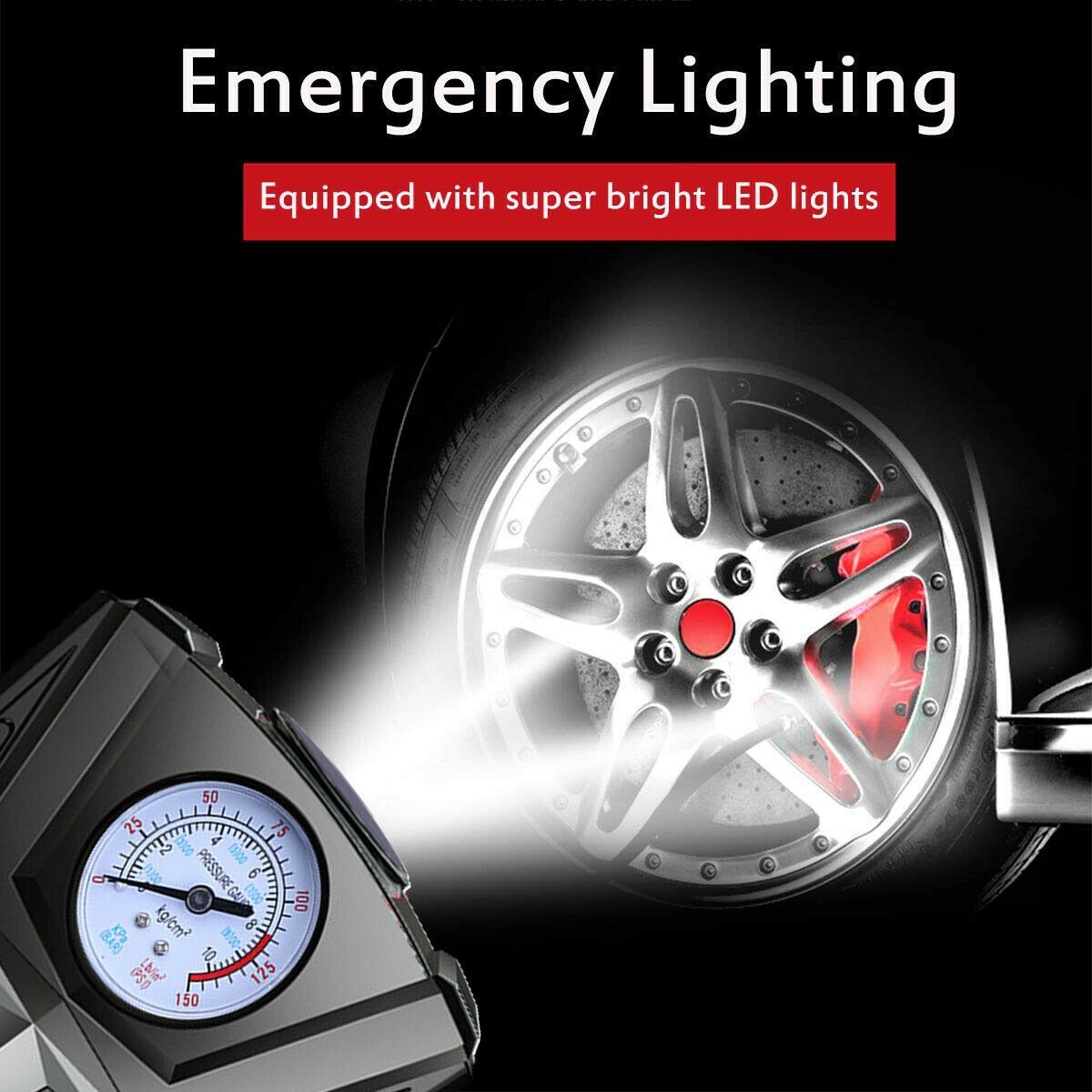 Portable Tire Inflator Compressor Air Car Pump