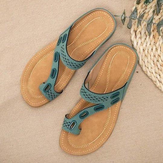 Woman PU Leather Comfortable Outdoor Orthopaedic Sandals