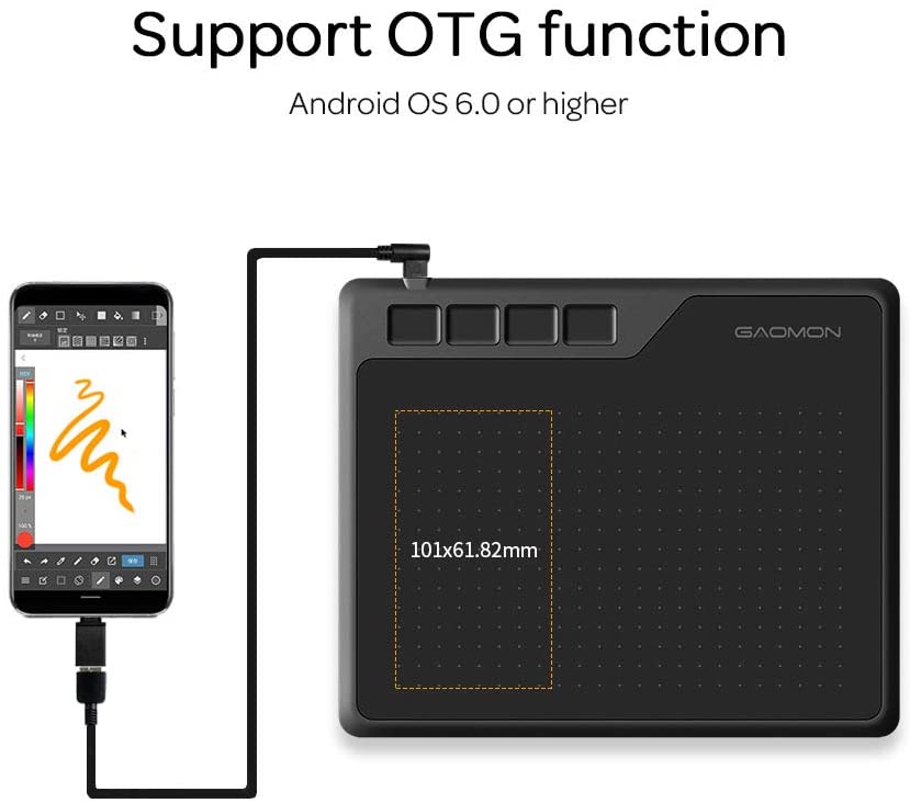 Digital Drawing Tablet Graphics Artist Sketch Pad