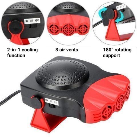 Defogging and Defrosting Car Heater