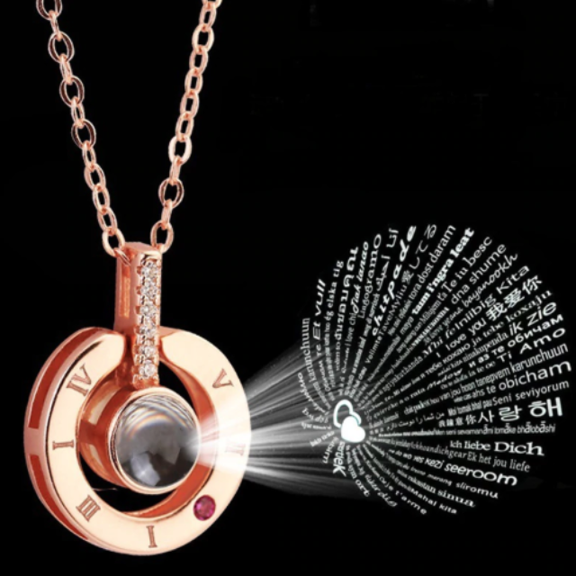 I Love You Necklace In 100 Languages