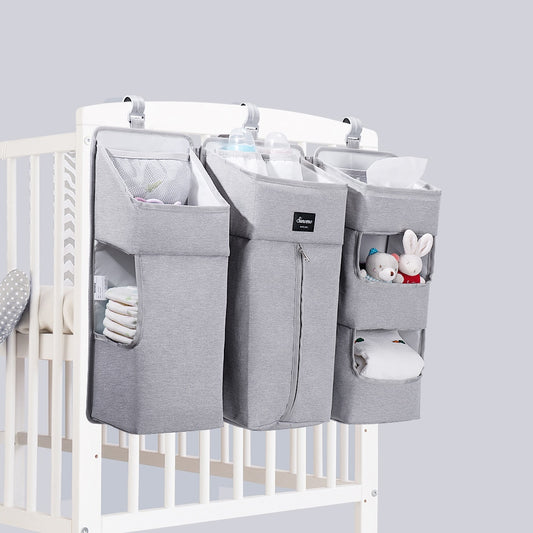 Crib Organizer for Baby Crib Hanging Storage Bag Baby Clothing Caddy Organizer 