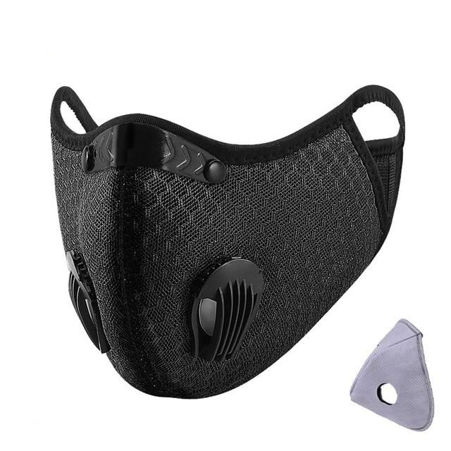 Face Mask With Activated Carbon Filter