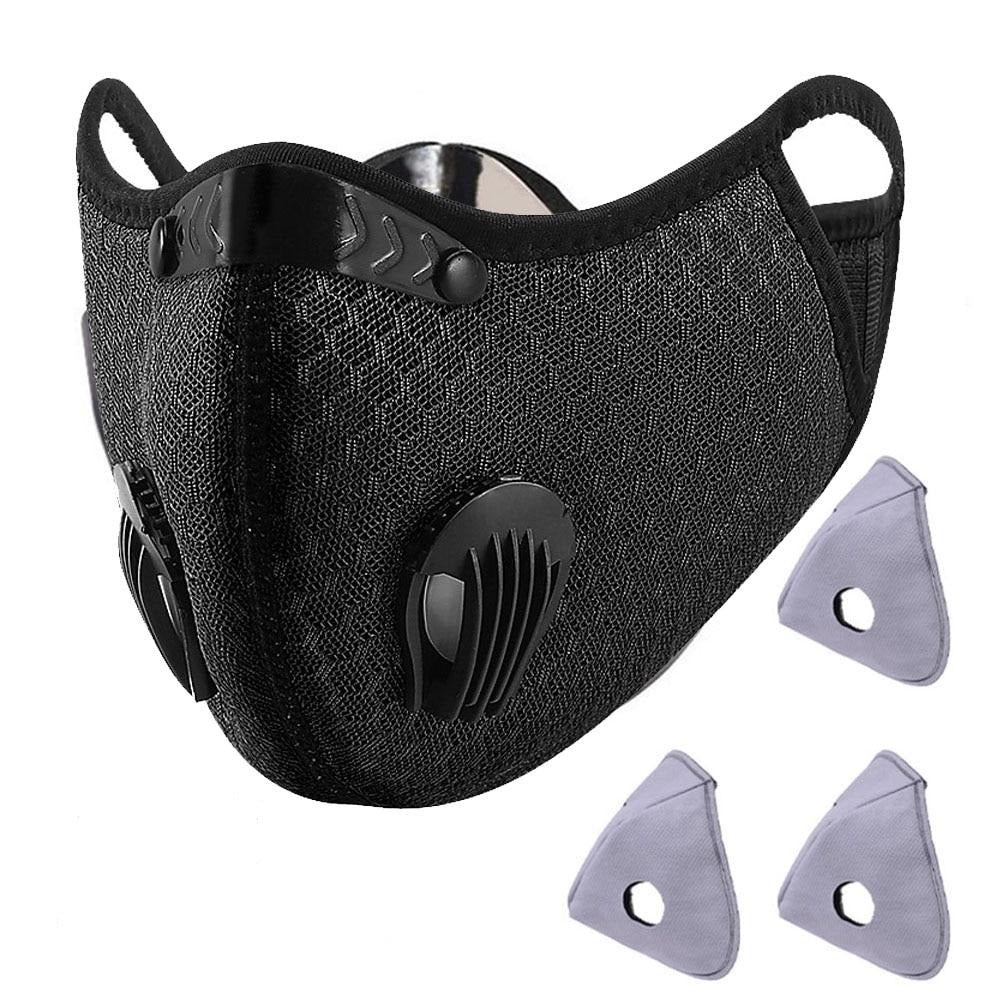Activated Carbon Filter Running Training MTB Road Bike Cycling HeadBand
