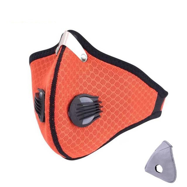 Face Mask With Activated Carbon Filter