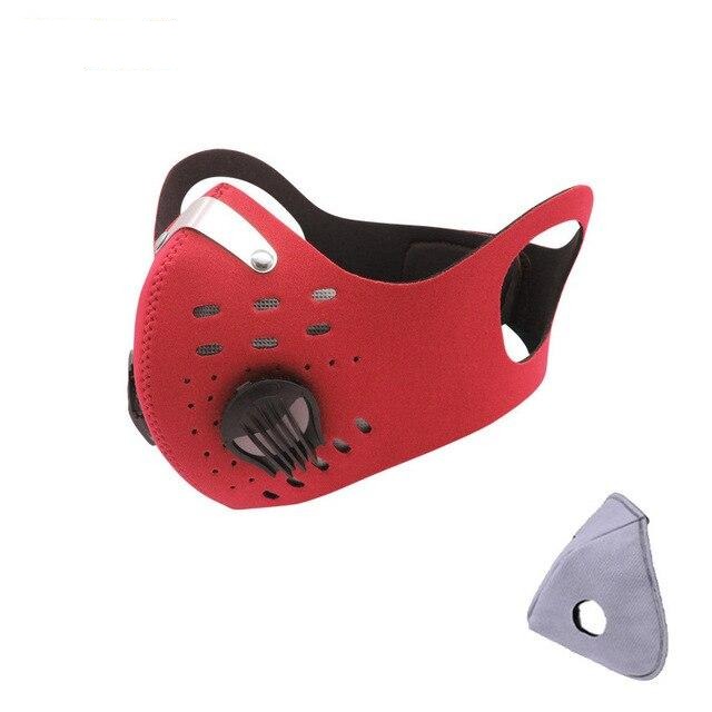 Face Mask With Activated Carbon Filter