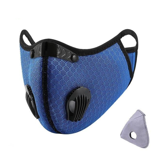 Face Mask With Activated Carbon Filter