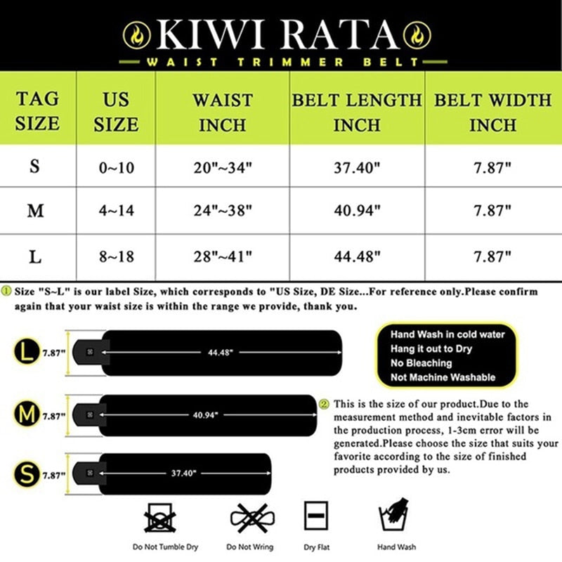 #1 Sweat Waist Trainer Belt