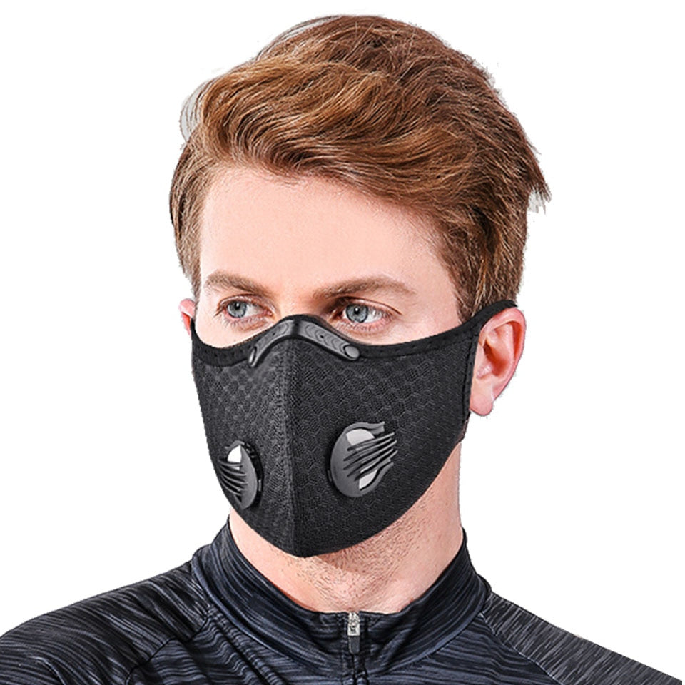 Activated Carbon Filter Running Training MTB Road Bike Cycling HeadBand