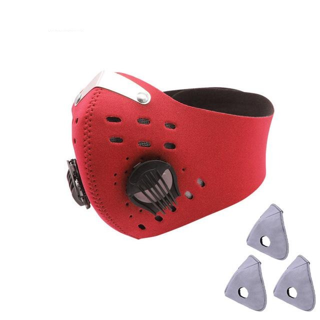 Face Mask With Activated Carbon Filter
