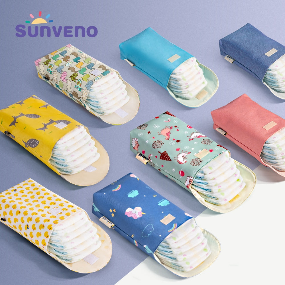 Baby Diaper Bag Organizer Reusable Waterproof Storage Bag Travel Nappy Bag