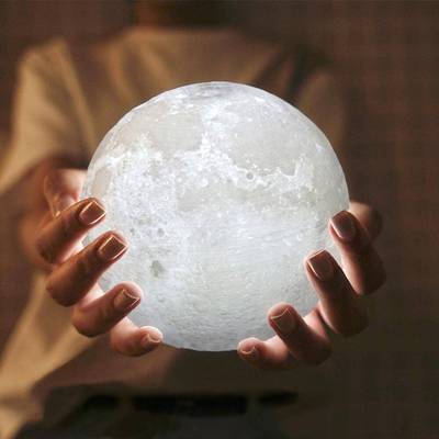 3D Mystical Moon Lamp Quirky Home Lamp