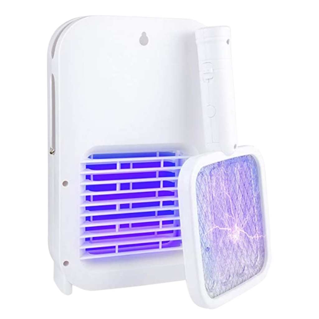 2 in 1 Electric Mosquito Killer Swatter LED Lamp