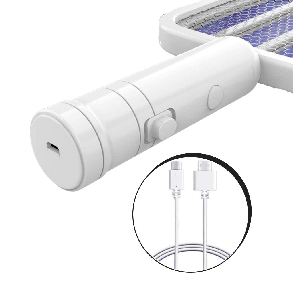 2 in 1 Electric Mosquito Killer Swatter LED Lamp