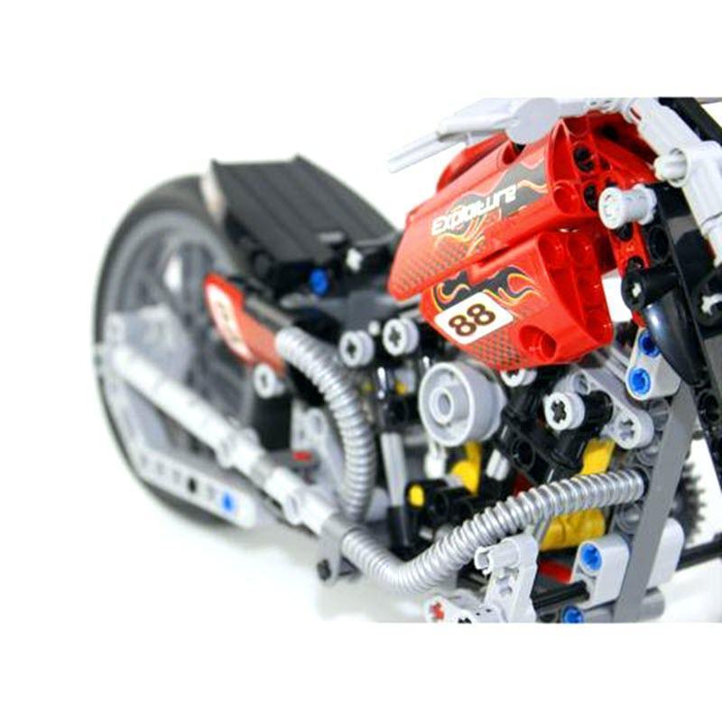 Harley Style Motorbike Building Blocks 374pcs