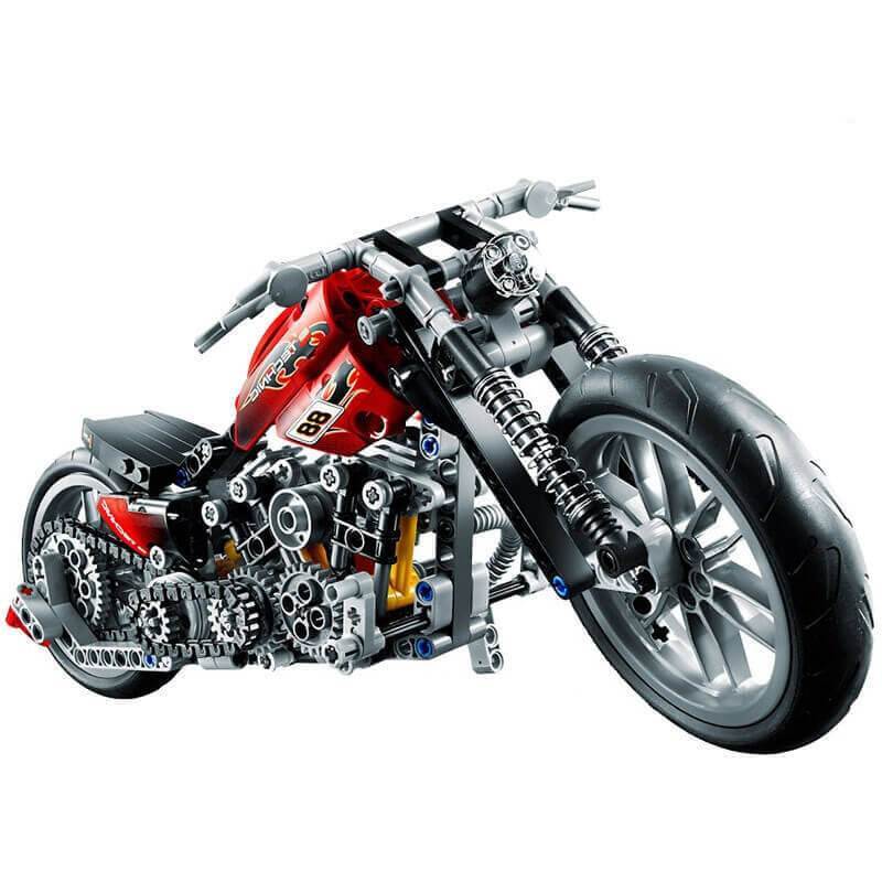 Harley Style Motorbike Building Blocks 374pcs