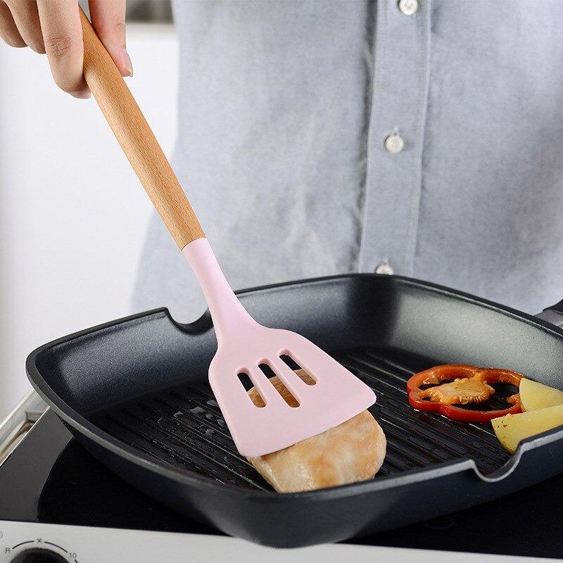 12PCS Silicone Cooking Kitchen Utensils Set