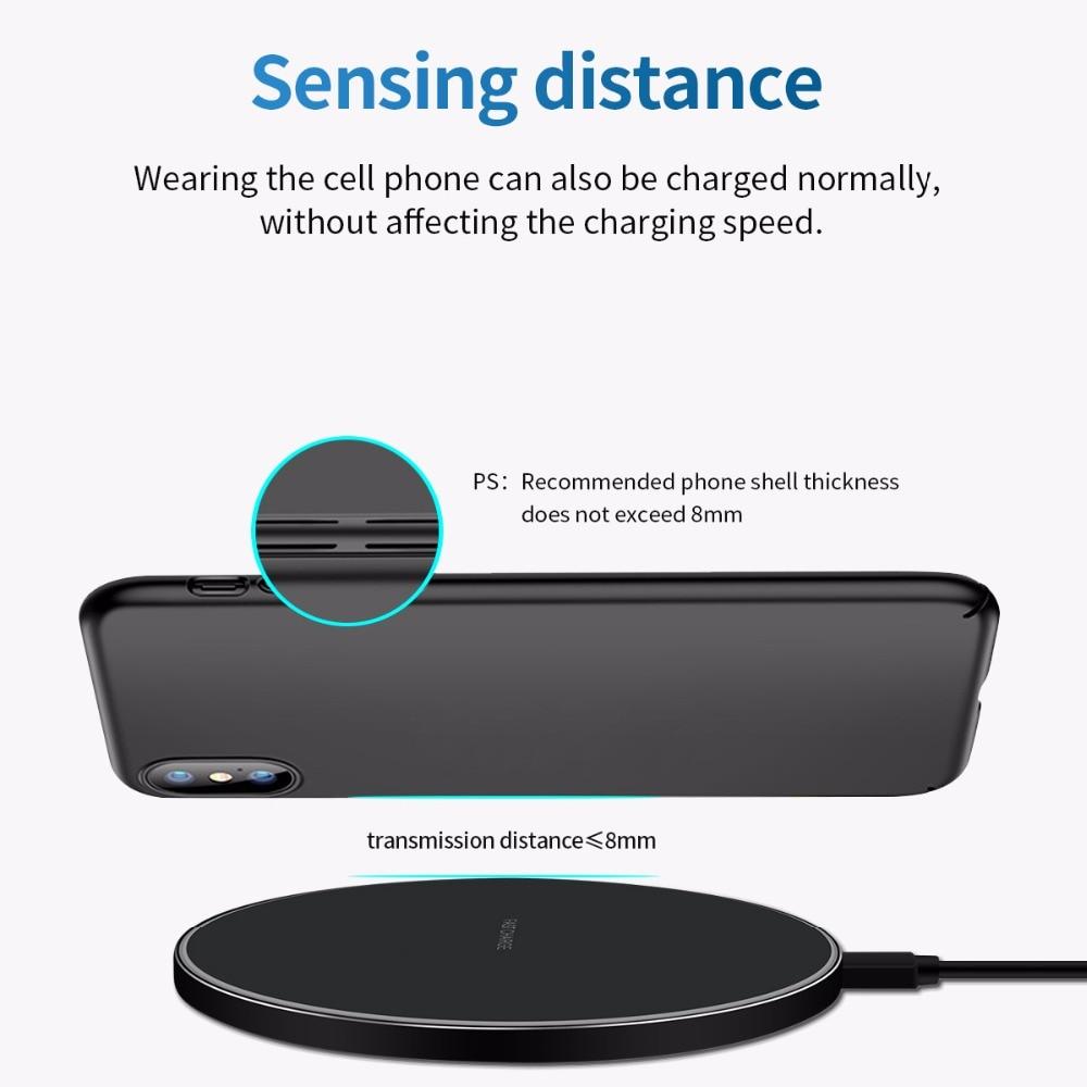 10W Fast Wireless Universal Charger For Android, Apple in White or Black