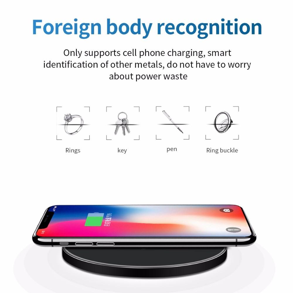 10W Fast Wireless Universal Charger For Android, Apple in White or Black