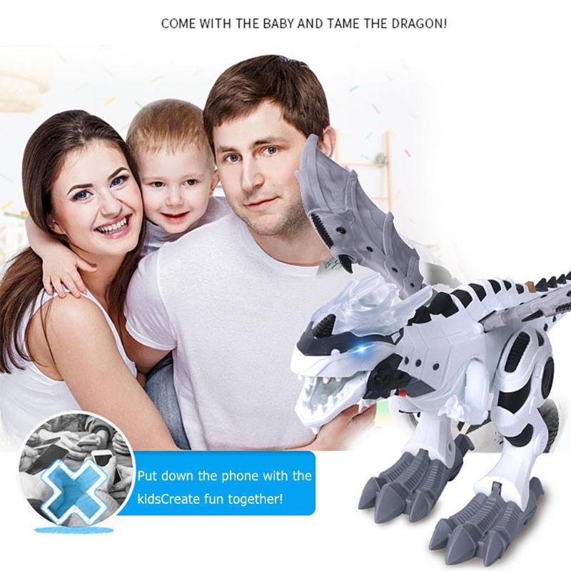 Christmas Vapour Breathing Walking & Roaring Dinosaur Toy
