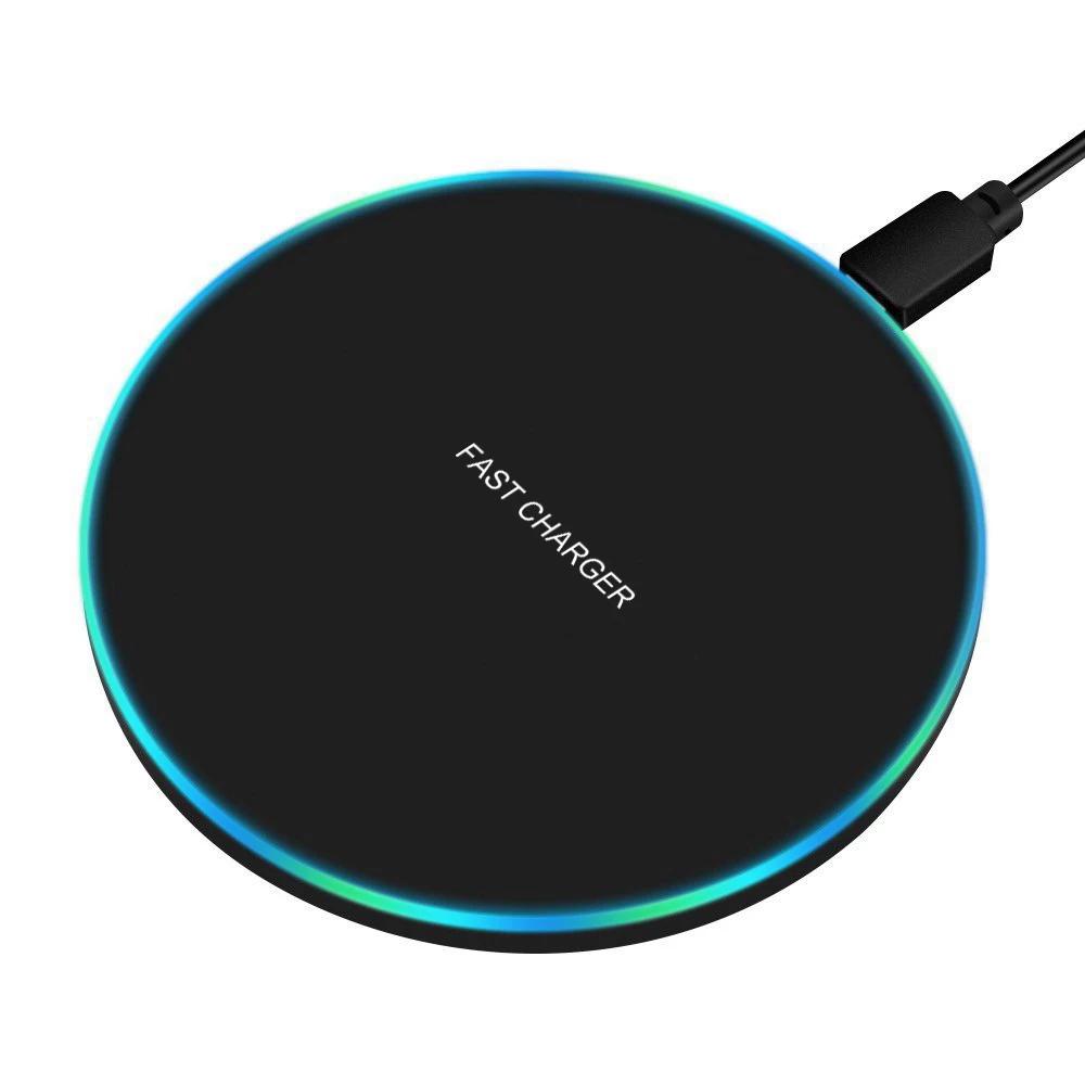 10W Fast Wireless Universal Charger For Android, Apple in White or Black