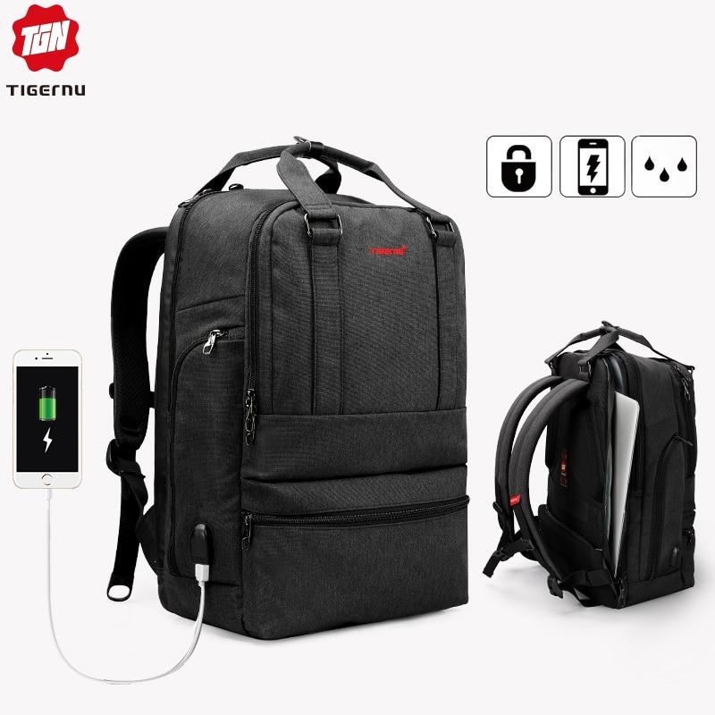 15.6 Inch Laptop Backpack with USB Charge Computer Bag for Men and Women