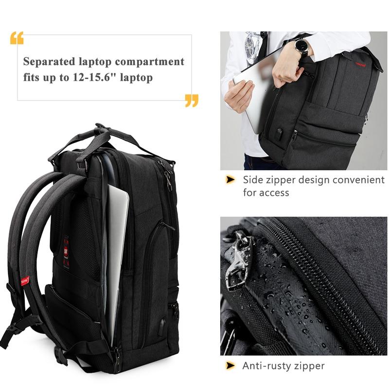 15.6 Inch Laptop Backpack with USB Charge Computer Bag for Men and Women