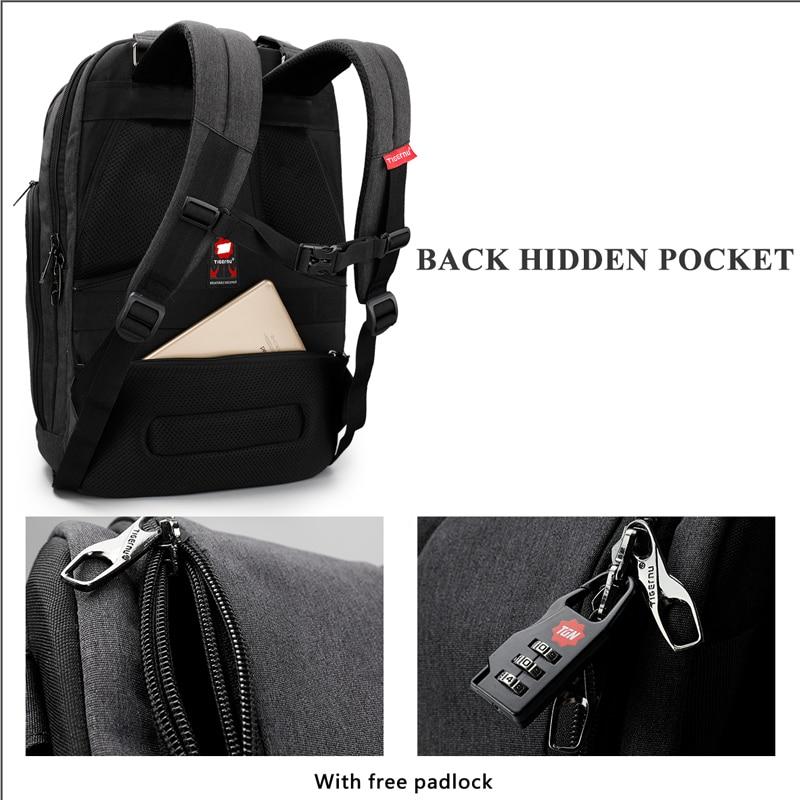 15.6 Inch Laptop Backpack with USB Charge Computer Bag for Men and Women