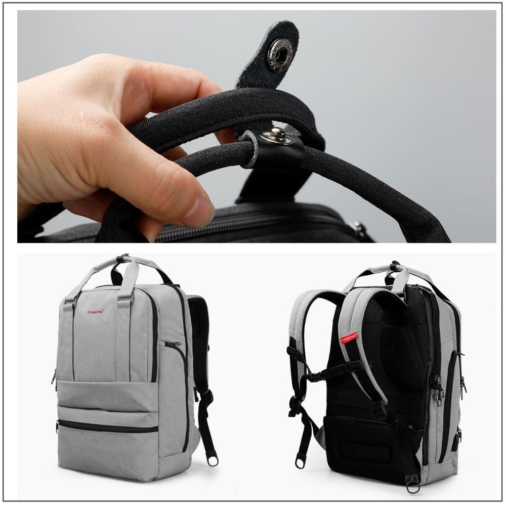 15.6 Inch Laptop Backpack with USB Charge Computer Bag for Men and Women