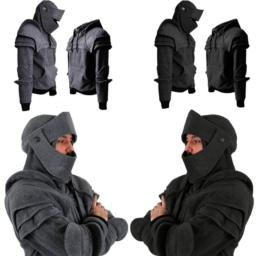 Medieval Knight Hoodie Masquerade Men's Costume - Cosplay Halloween