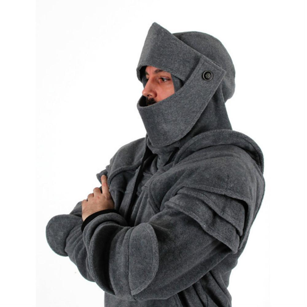 Medieval Knight Hoodie Masquerade Men's Costume - Cosplay Halloween