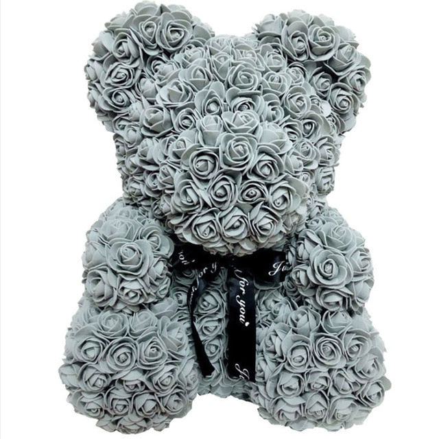 Artificial Flowers Rose Teddy Bear